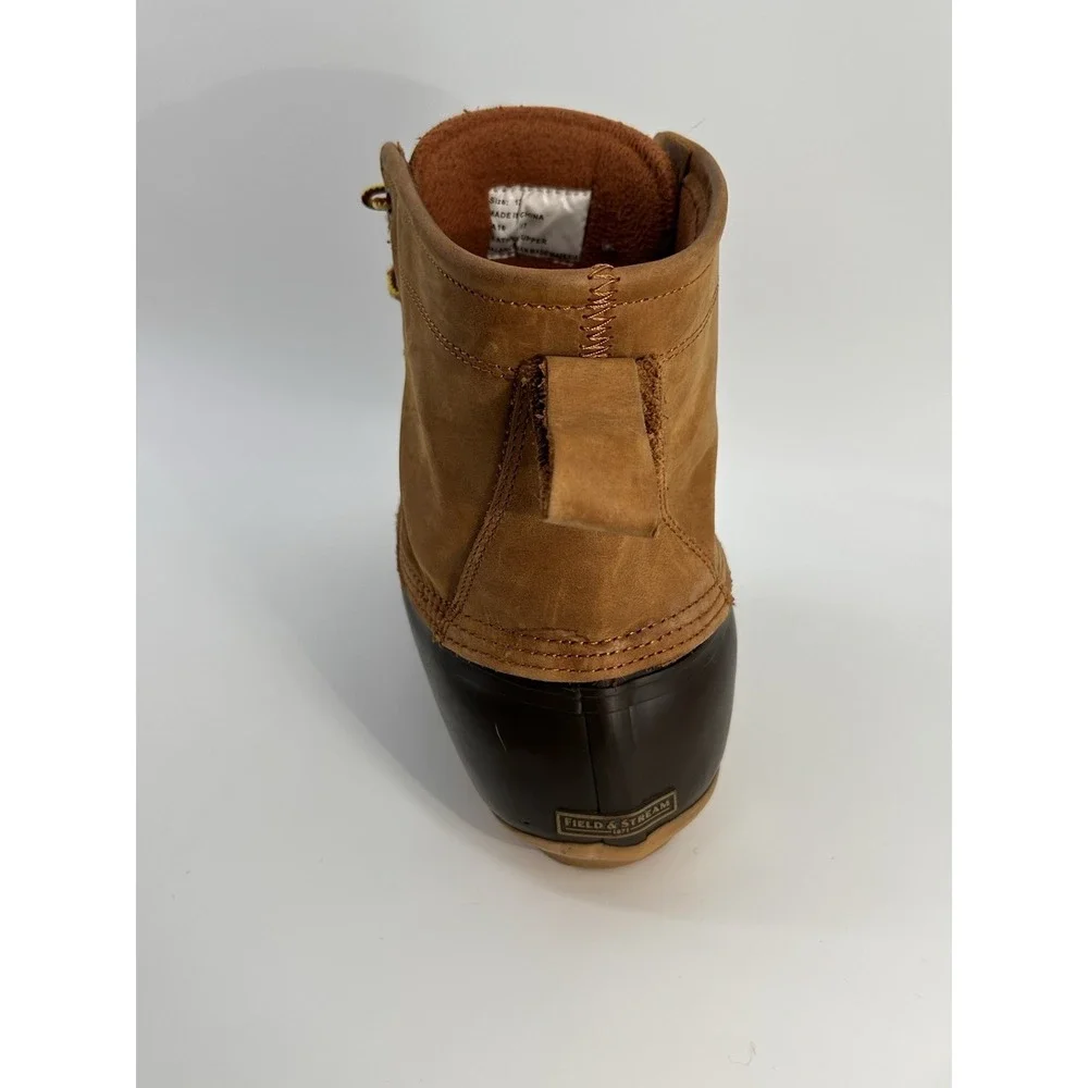 Field & Stream Men's Leather Upper Waterproof Duck Boots Size 12